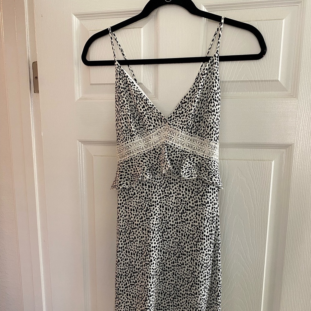 Express - Spaghetti Strap Ruffle Dress - Size Small - Picture 2 of 6